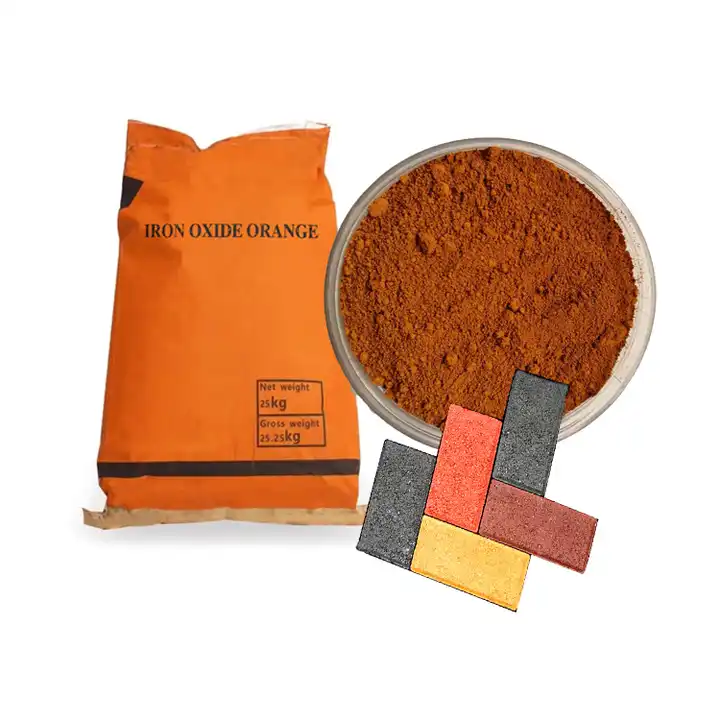 2024 Manufacturers direct sales of water-based paint iron oxide orange for cement ceramics rubber plastic