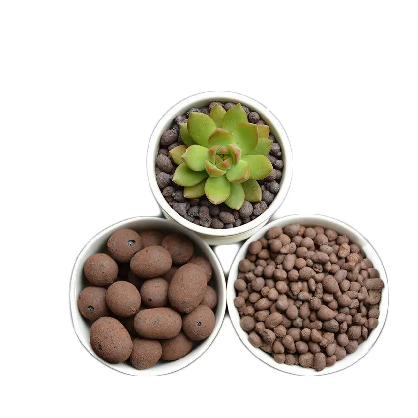 TeYuan Manufacturer Light Clay Balls 8-15 mm Leca Balls Expanded Clay Pebbles Clay Balls