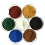 Wholesale customized iron oxide pigment multi colors 25kg bag for concrete cosmetics ceramic paper roof tiles
